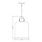 Z-Lite Kinsley 1 Light Pendant, Brushed Nickel And Clear Seeded 340P12-BN - alternate 6
